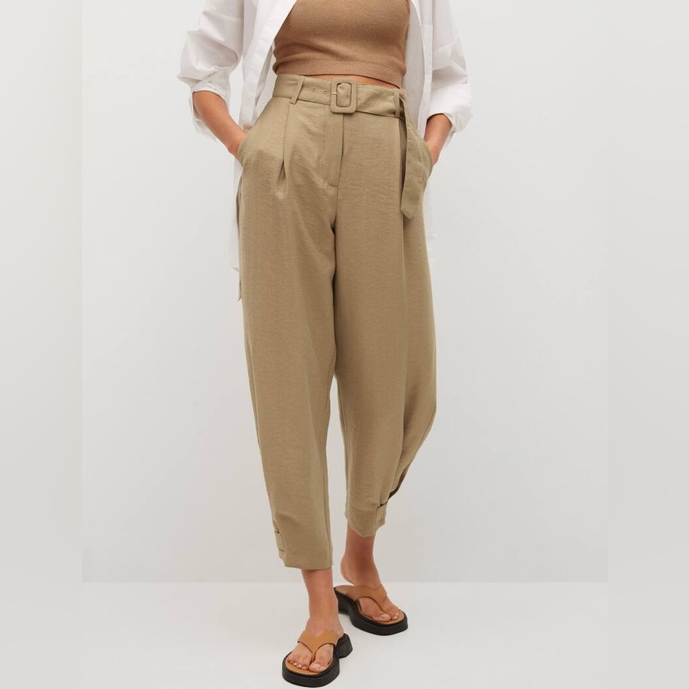 MANGO Darts lyocell trousers/ Size 6